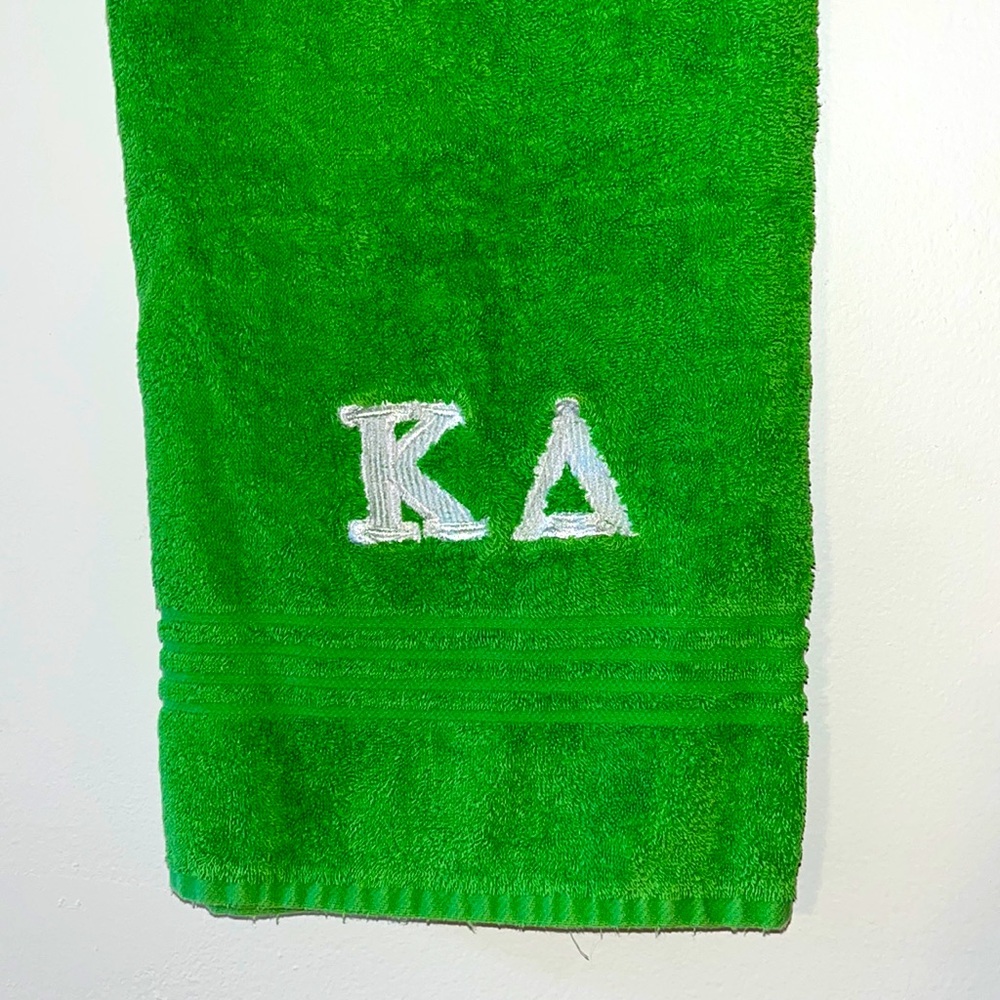 Green Kappa Delta Body Towel